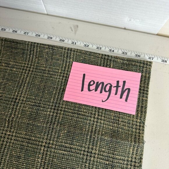 Vintage Escada Wool Blend Check Tweed Trousers in Earthy Tones Size 46 Euro - Picture 10 of 16